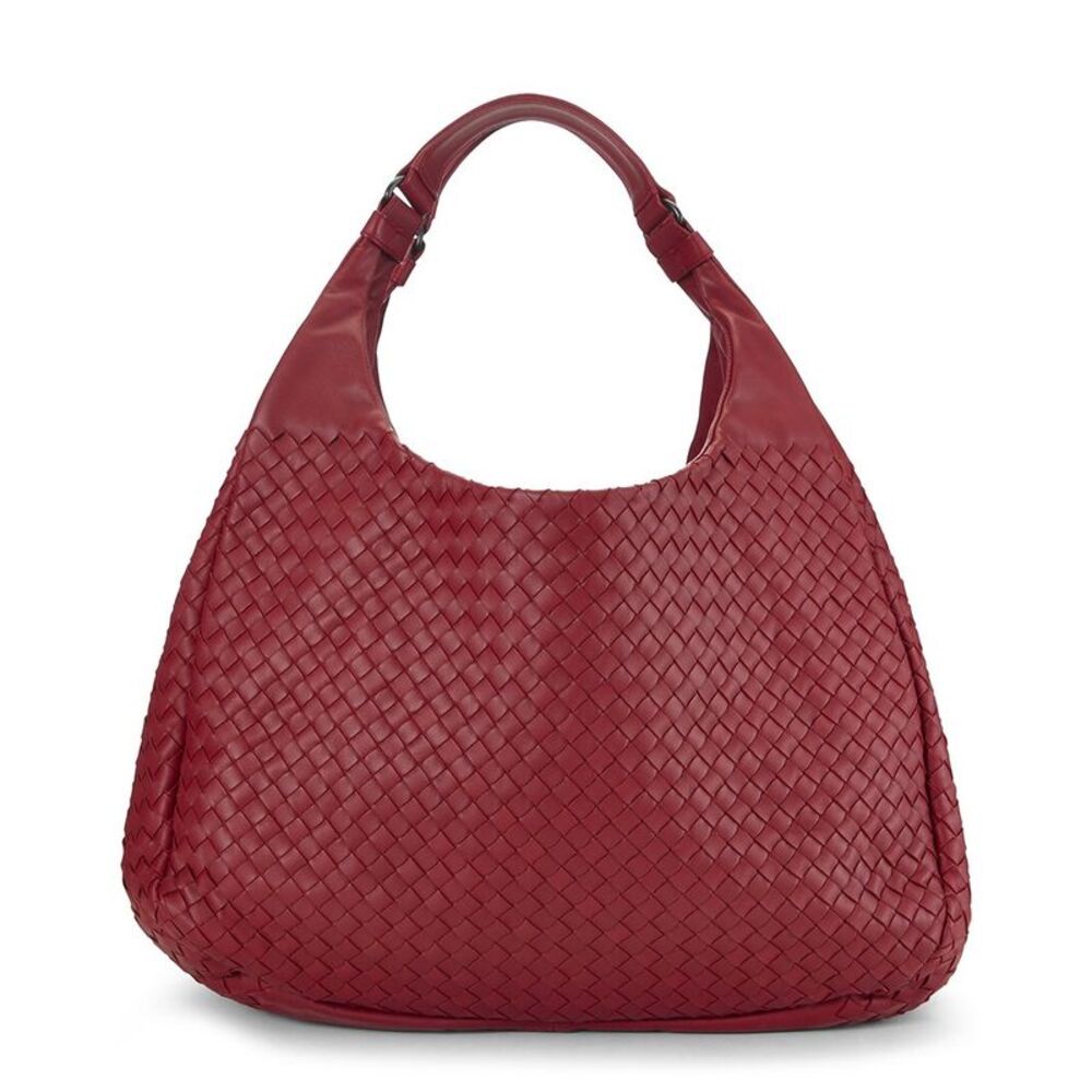 Bottega Veneta Red Intrecciato Leather Campana Tote Large (Authentic Pre-
Loved)